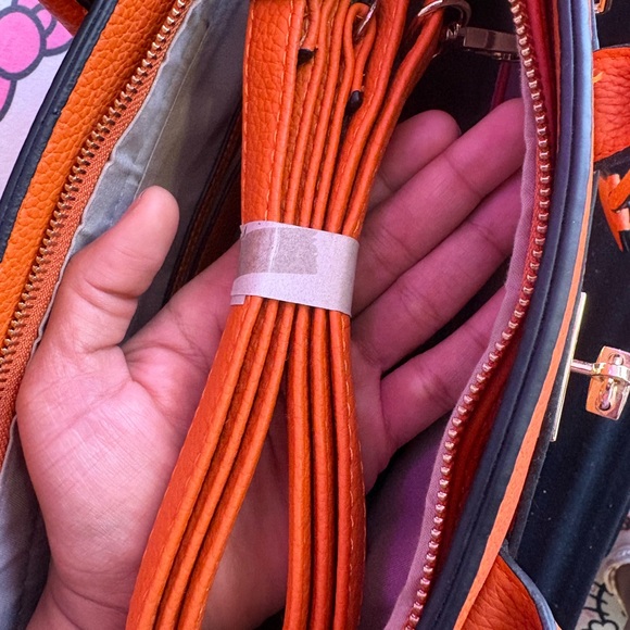 Hella Happy Orange Handbag - Picture 4 of 4